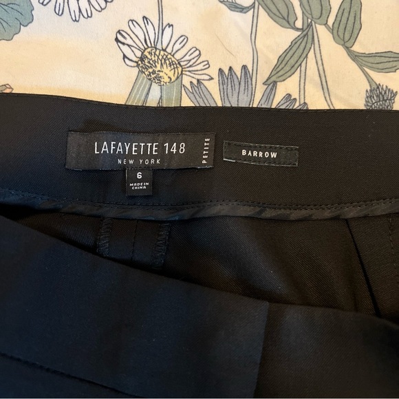 Lafayette 148 New York Wool Double Face Barrow Pant - Picture 7 of 12